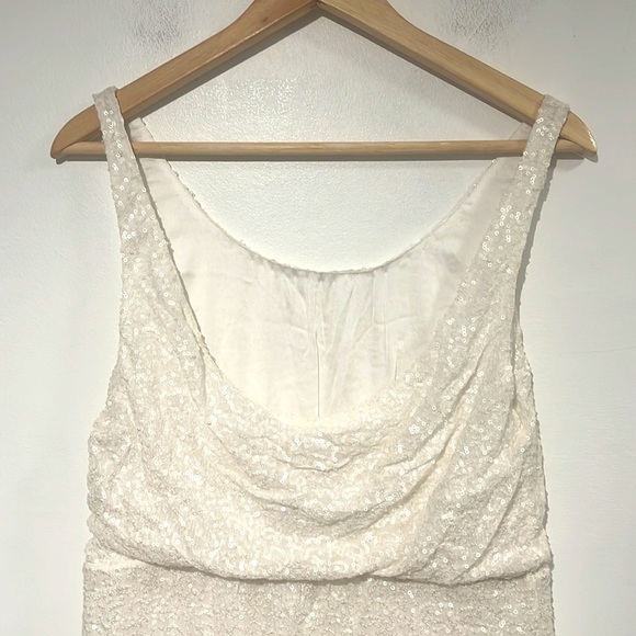 Alice + Olivia Gabby Blouson Sequin Tank Dress - size 6 - Picture 5 of 12